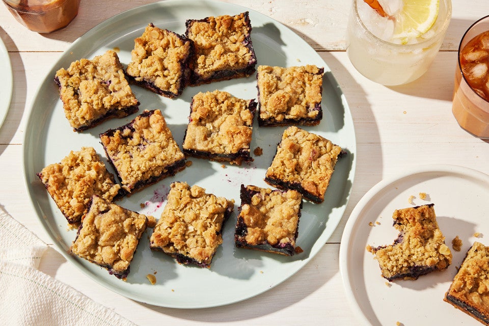 Rye Blueberry Bars