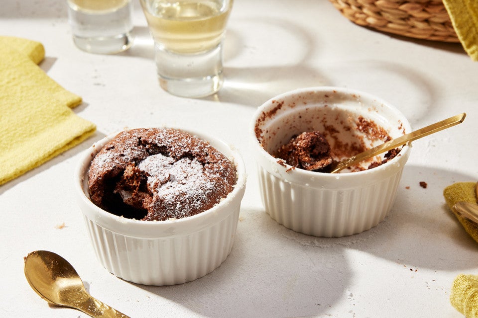 Triple Chocolate Soufflé