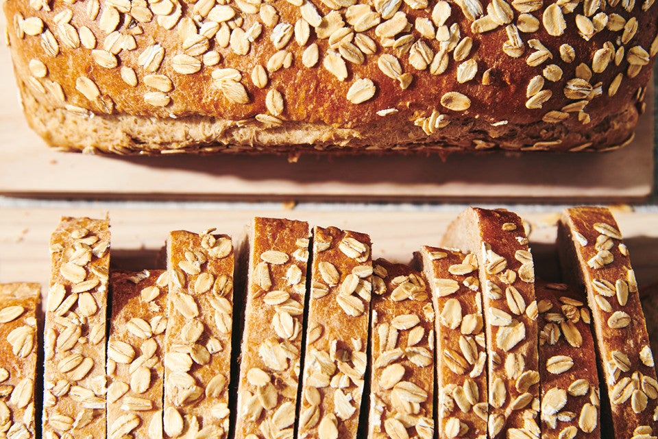 Vermont Whole Wheat Oatmeal Honey Bread