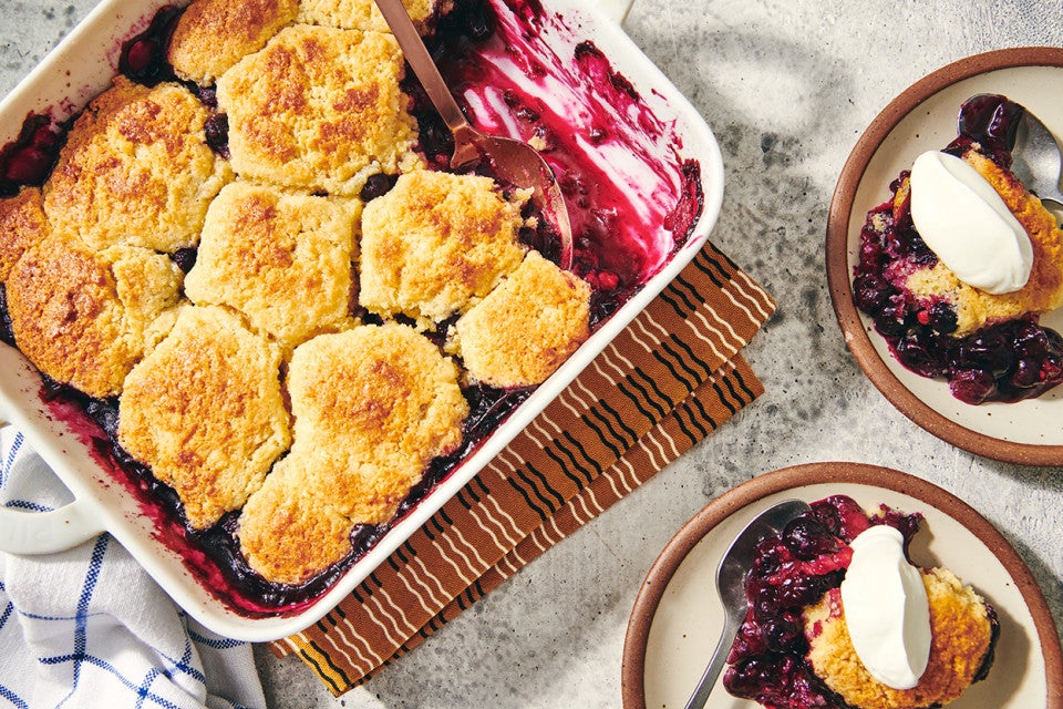 Almond Flour Berry Cobbler