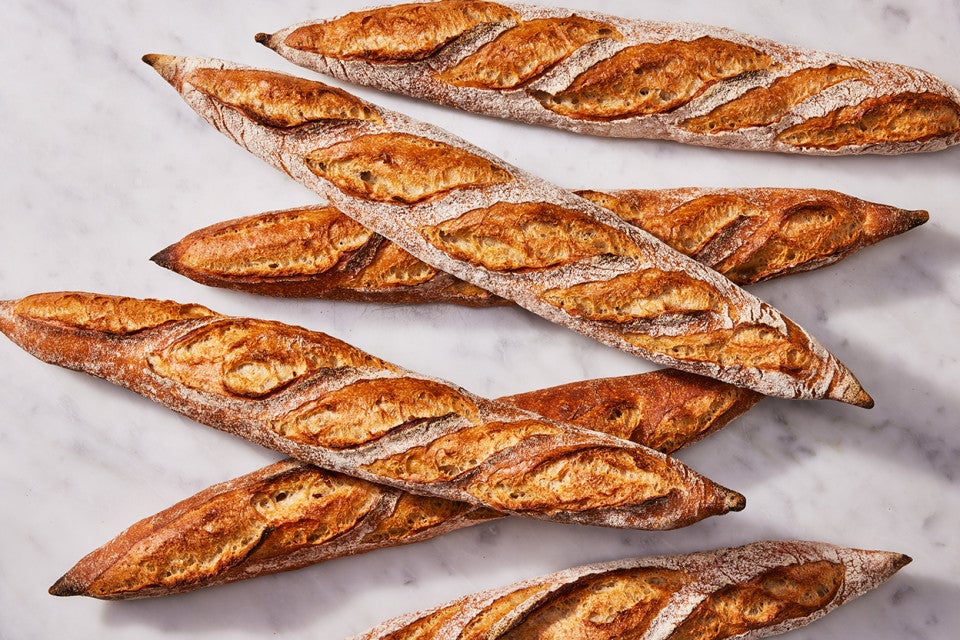 Overnight Baguettes 