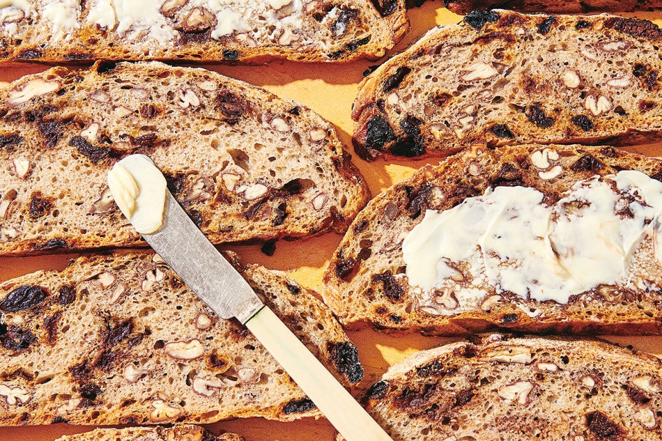 No-Knead Chocolate-Cherry Pecan Bread