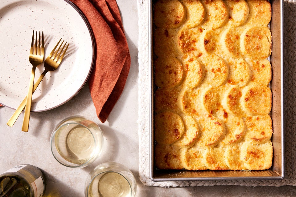 Gnocchi alla Romana (Semolina Gnocchi Gratin) 