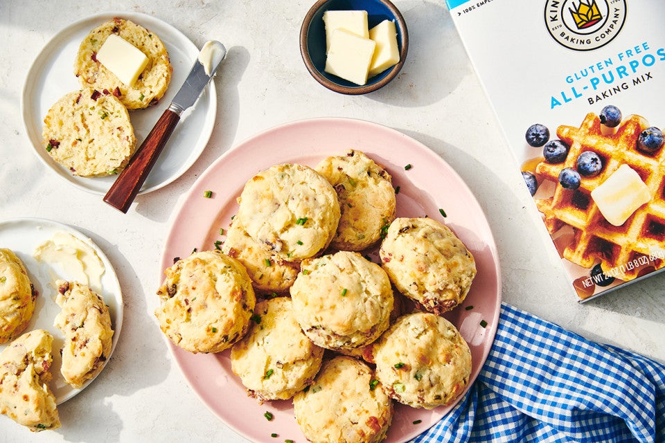 Gluten-Free Cheese Biscuits made with baking mix 