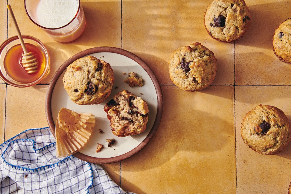 Banana Chocolate Chip Muffins 