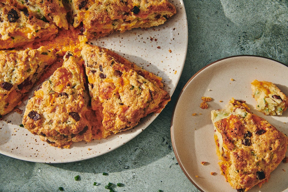 Bacon Cheddar Chive Scones 