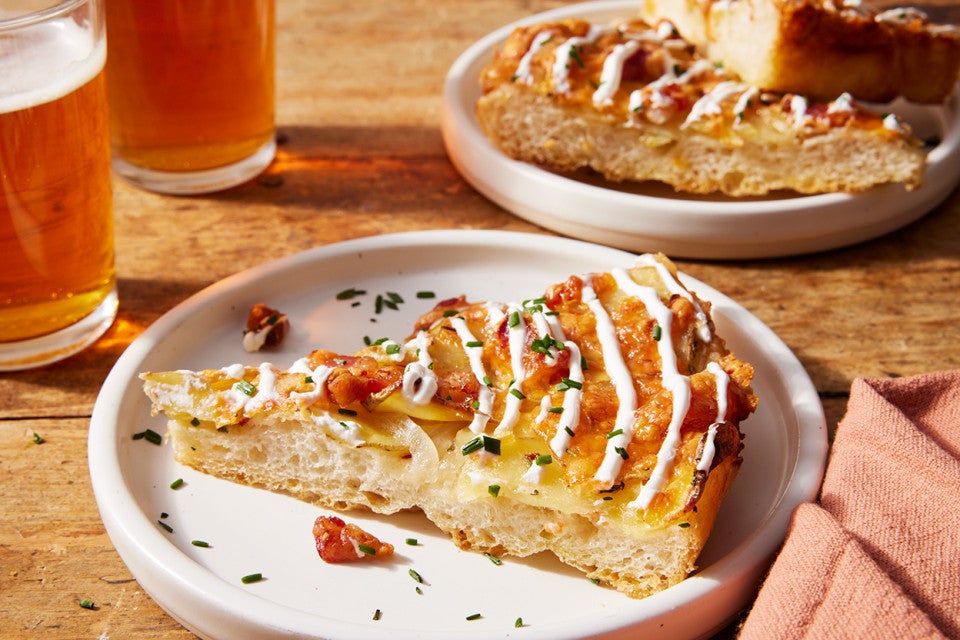 Loaded Baked Potato Pizza 