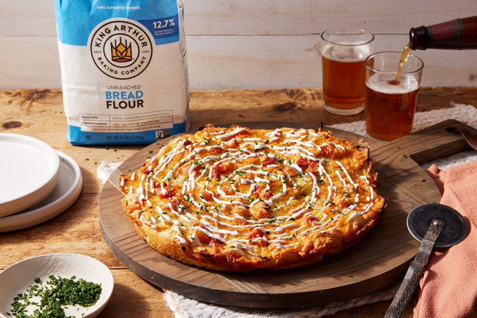 Loaded Baked Potato Pizza 