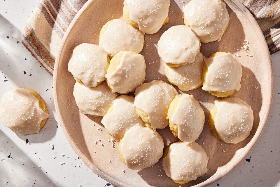 Glazed Ricotta Cookies