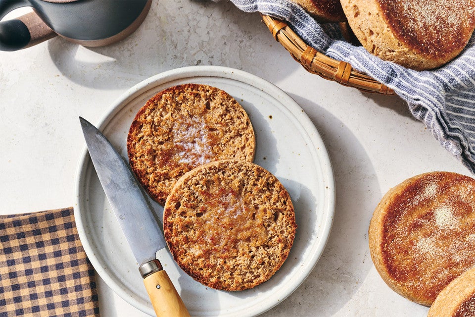 Baked Cinnamon English Muffins 