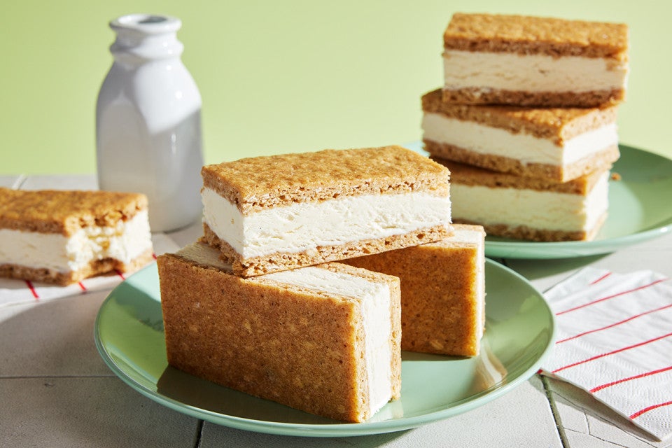 Homemade Strawberry Ice Cream Sandwiches