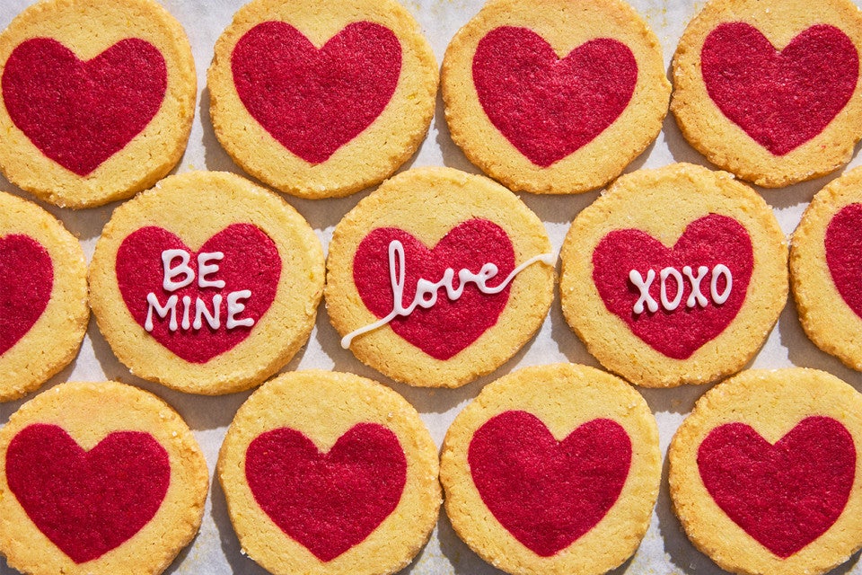 Slice-and-Bake Valentine Cookies