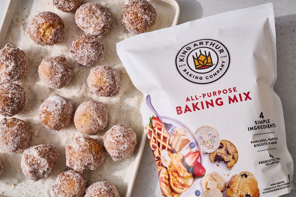 Doughnuts Holes made with All-Purpose Baking Mix