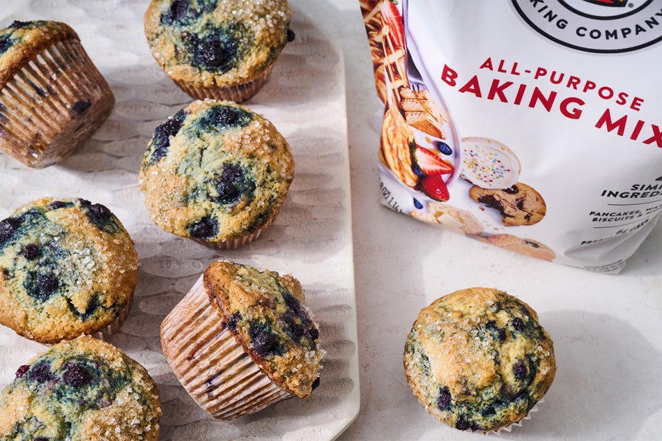 Easy Muffins made with All-Purpose Baking Mix