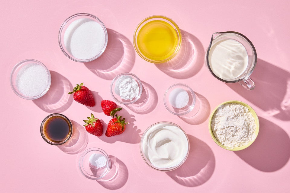 Giant Strawberry Shortcake Ingredients