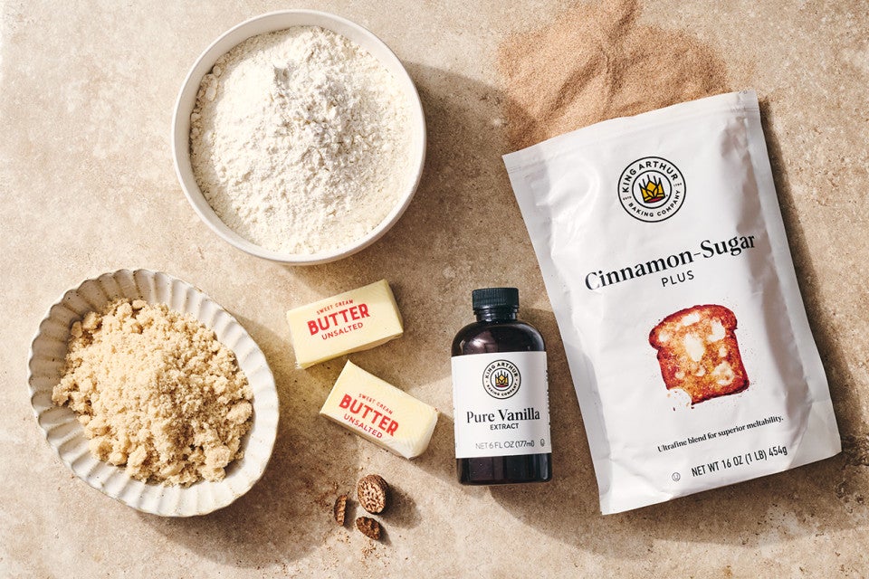 Cinnamon-Sugar Doughnut Muffins ingredients