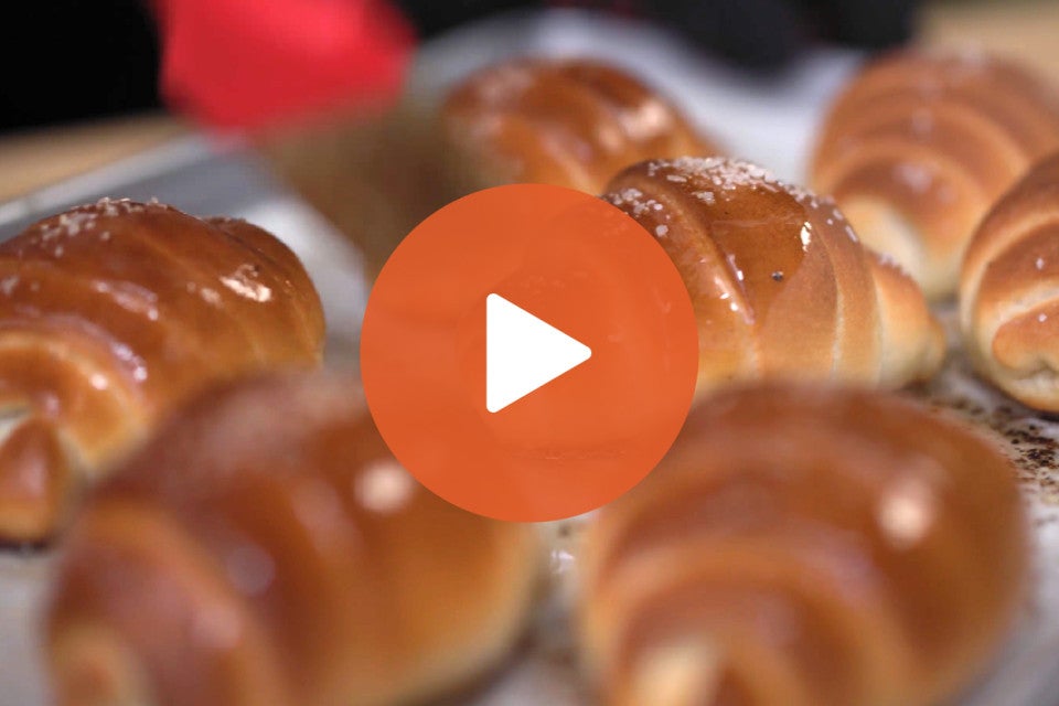 YouTube Video Play Button for Salt Bread