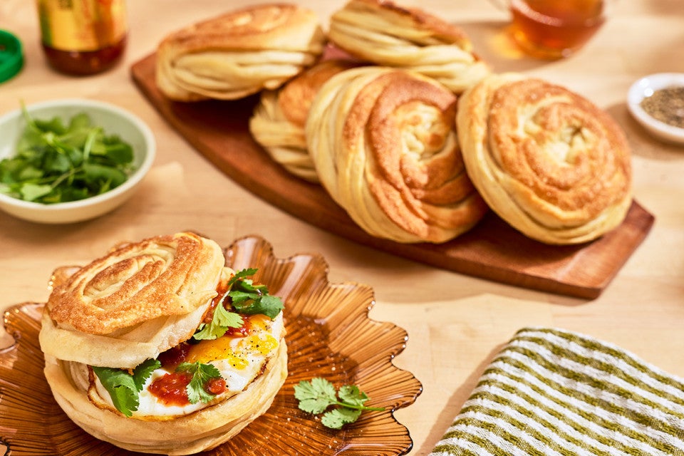Thousand Layer Mo made a sandwich with classic fillings.
