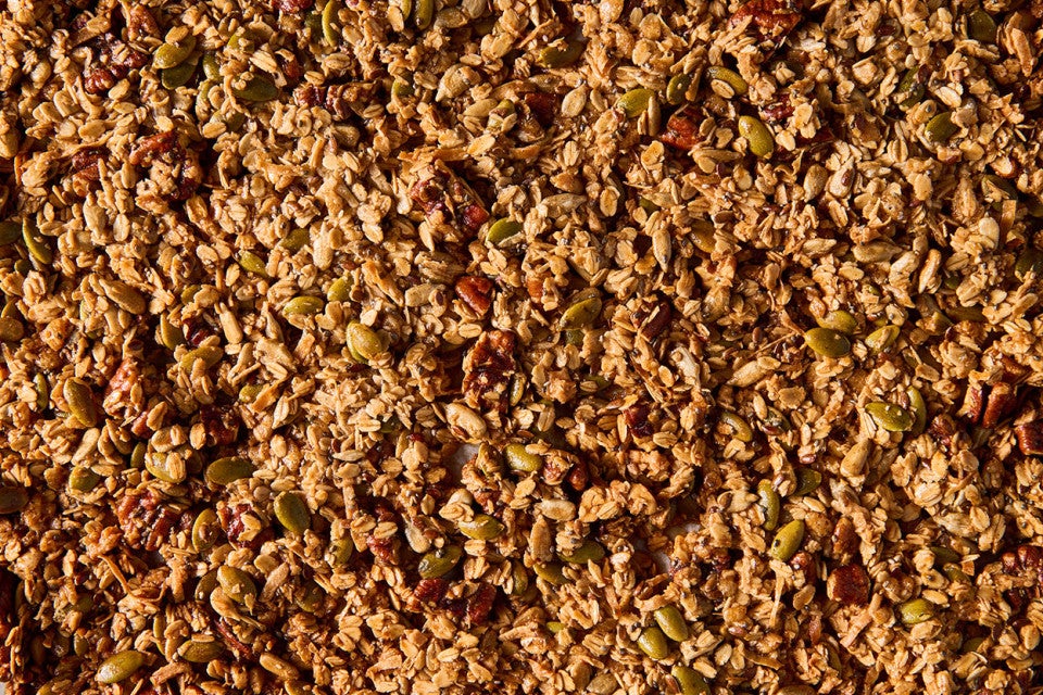 Detailed shot of Sourdough Granola