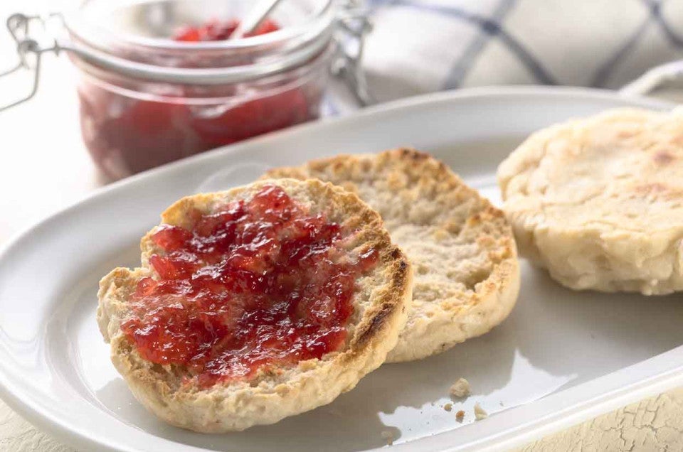 Gluten-Free Sourdough English Muffins