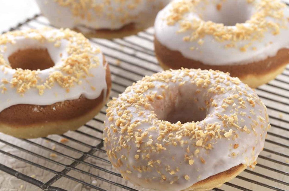Gluten-Free Classic Baked Doughnuts made with baking mix