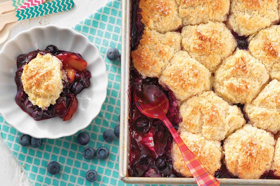 Blueberry-Peach Cobbler   