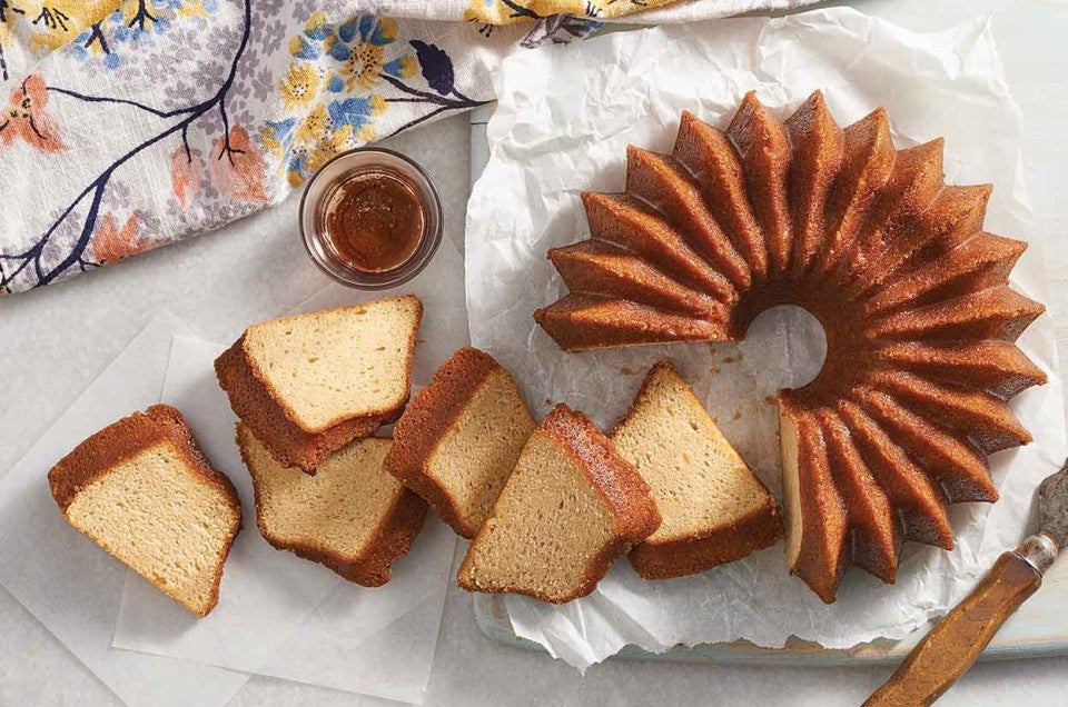 Maple Pound Cake with Maple-Rum Glaze