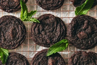 Chocolate Peppermint Snaps