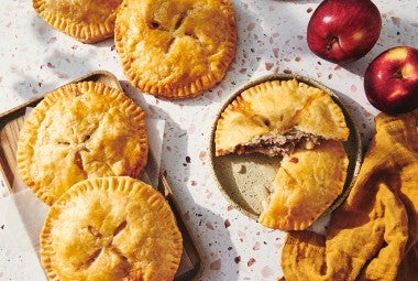 Sausage, Apple, and Cheddar Pocket Pies