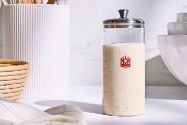 Sourdough Starter in a King Arthur Baking Petite Sourdough Crock