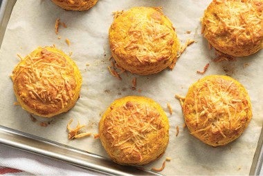 Pumpkin Cheddar Biscuits