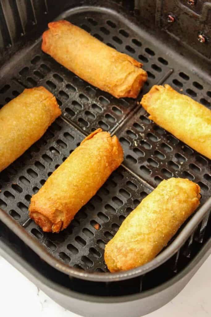 Air Fryer Frozen Egg Rolls in Air Fryer