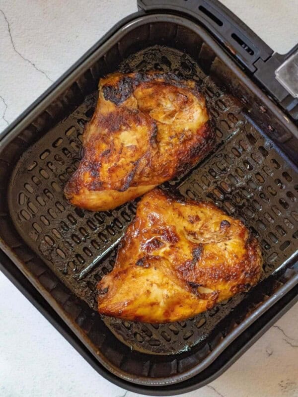 Cooked bone in chicken in air fryer