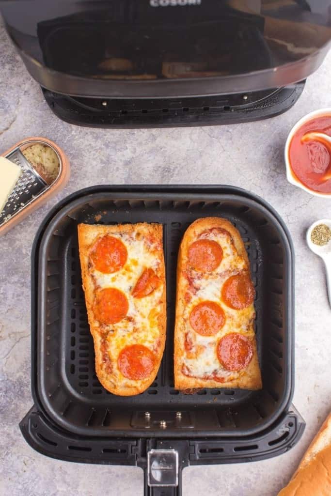 french bread pizza in air fryer all ready to eat