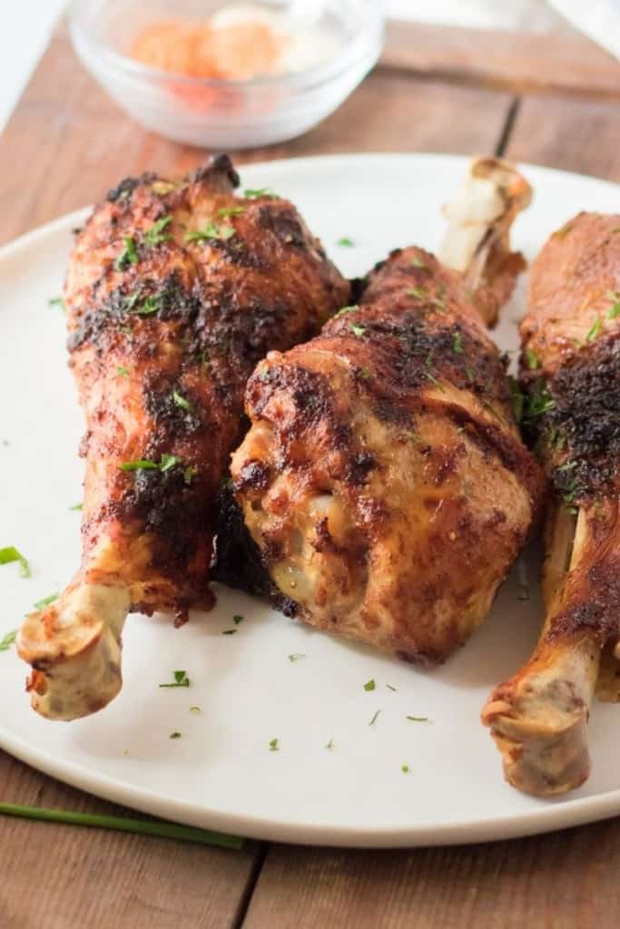 Juicy and tender air fryer turkey legs