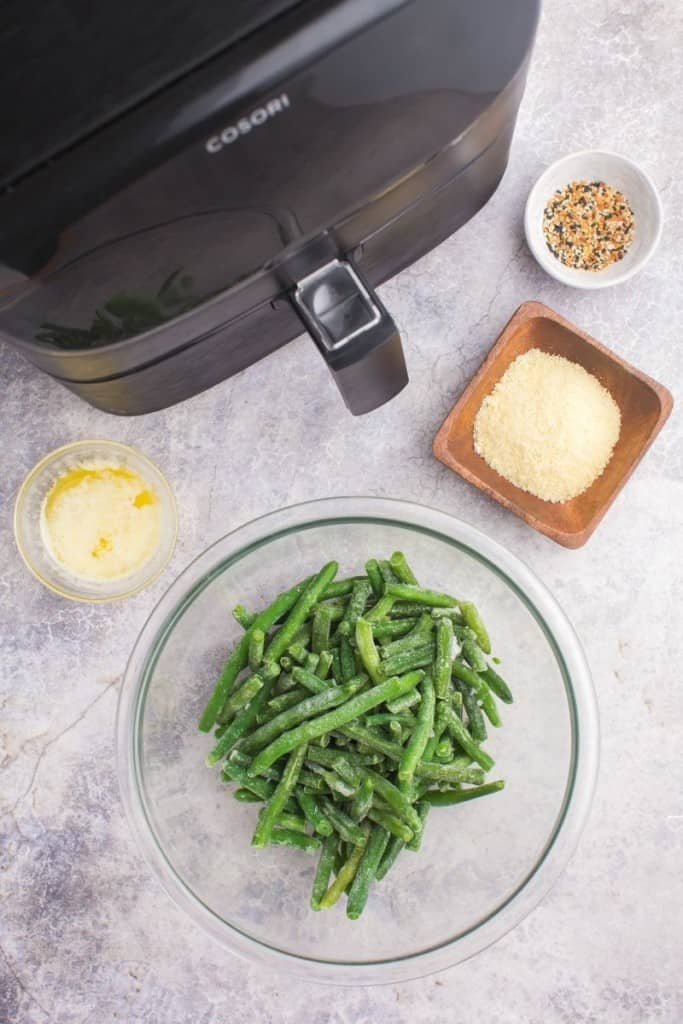 ingredients for air fryer frozen green beans