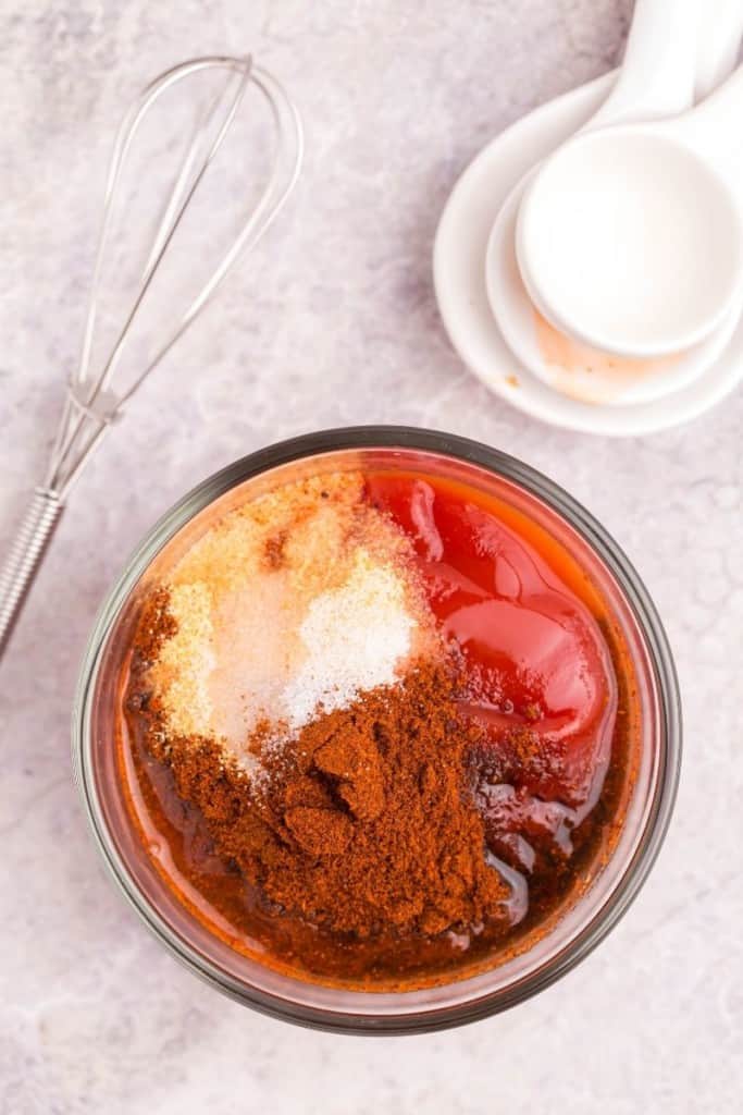mix all ingredients together in a small bowl