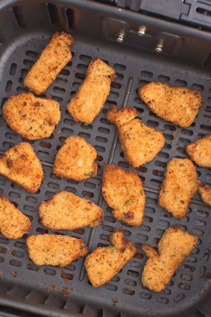 chicken nuggets cooked in air fryer