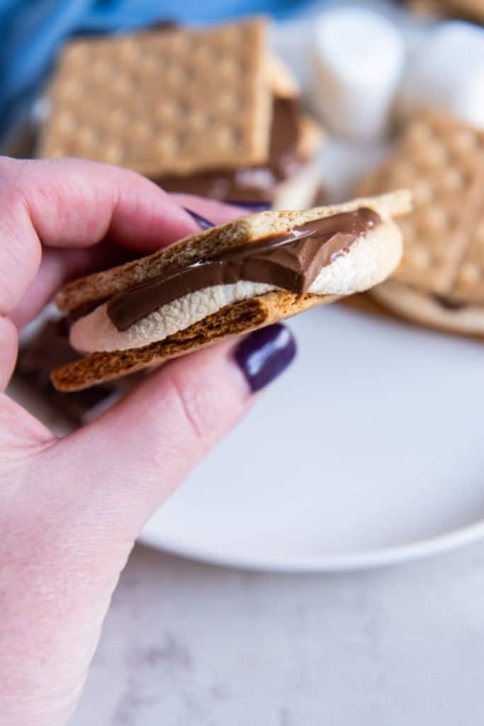 Smores made in the air fryer