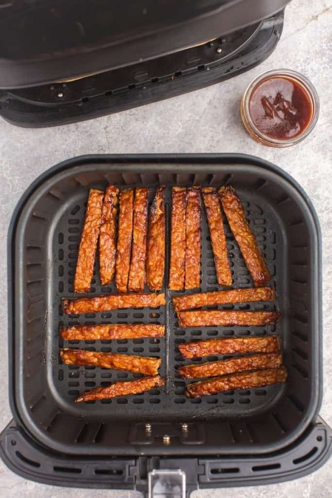 ready to serve air fryer tempeh