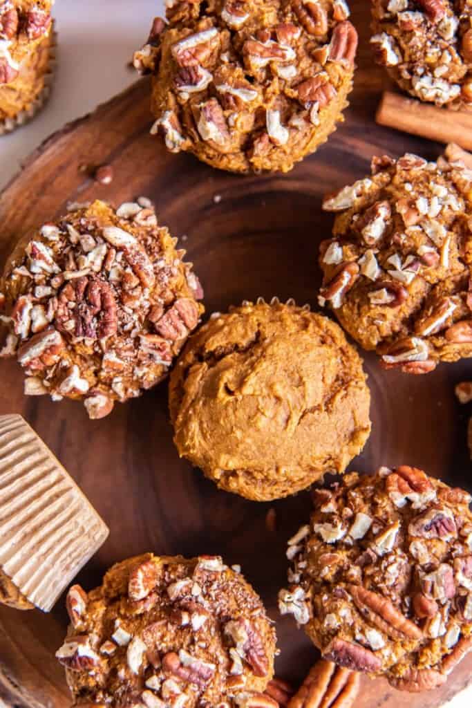 baked pumpkin muffins