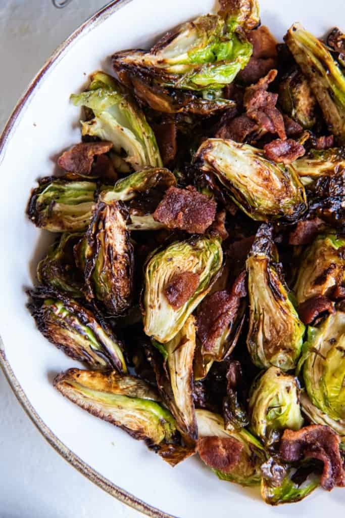 ready to serve brussels spouts with bacon