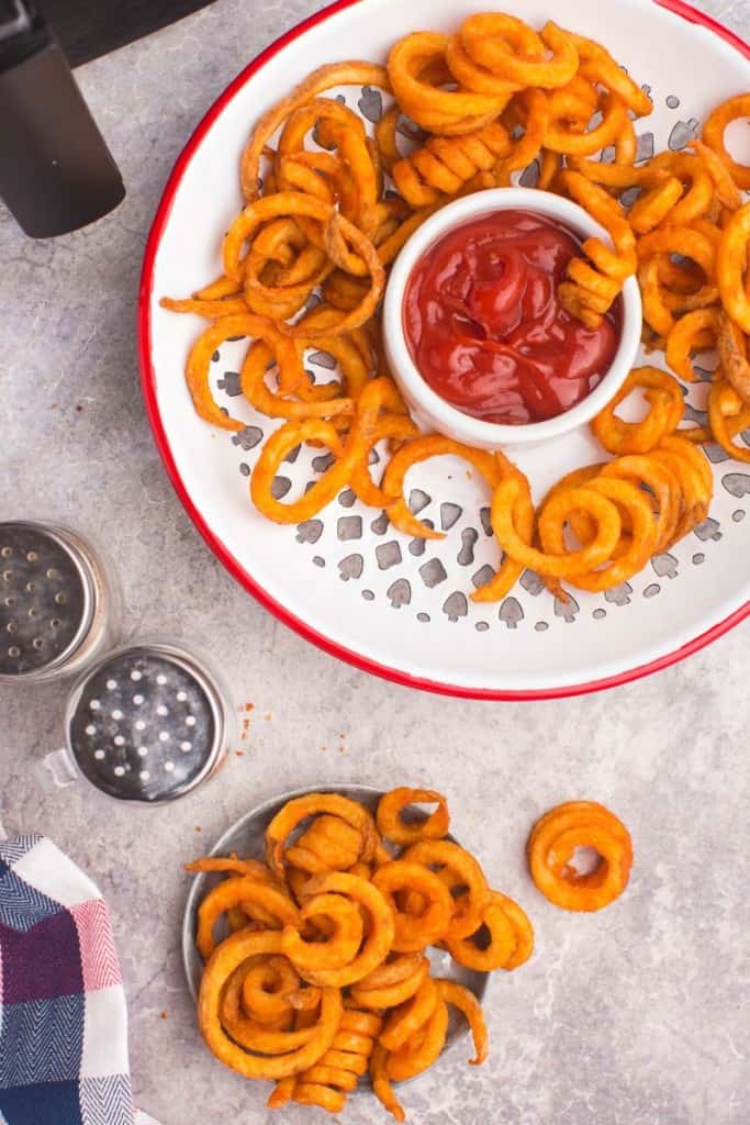 air fried curly fries
