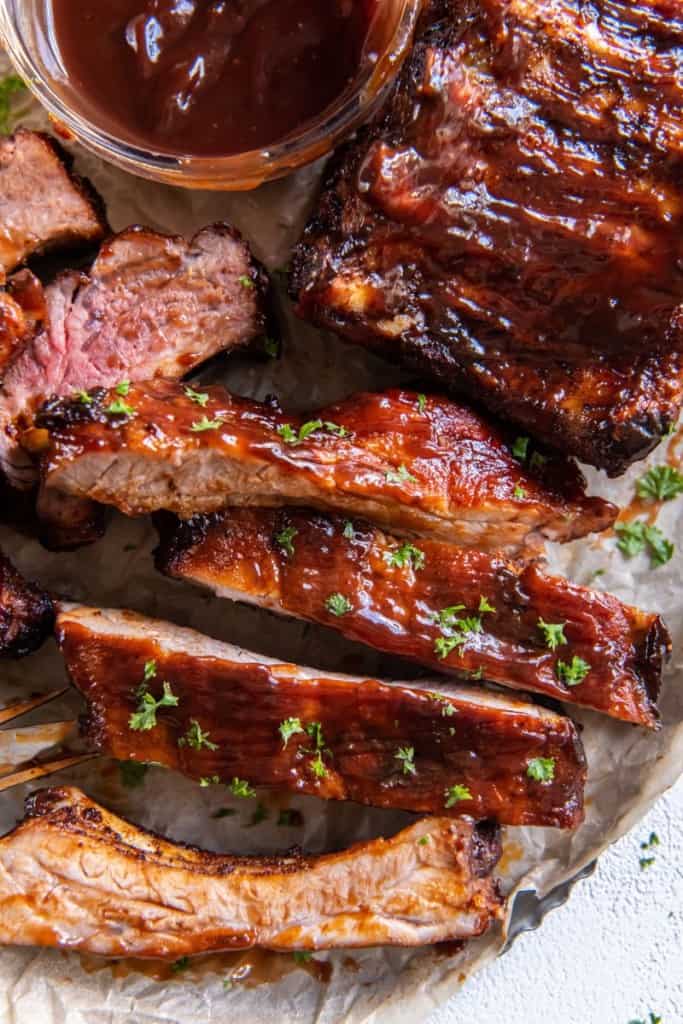 sliced air fryer baby back ribs