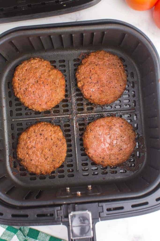 4 beyond burger patties in air fryer
