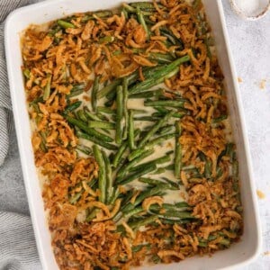 ready to serve green bean casserole