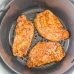 cooked pork chops