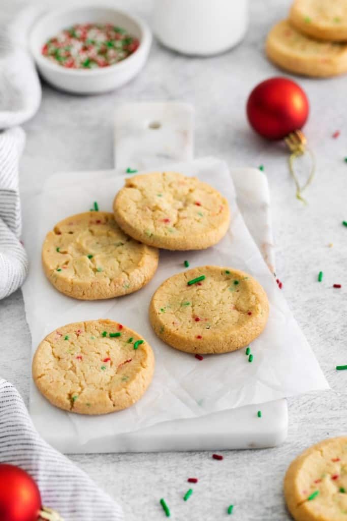 several Christmas cookies