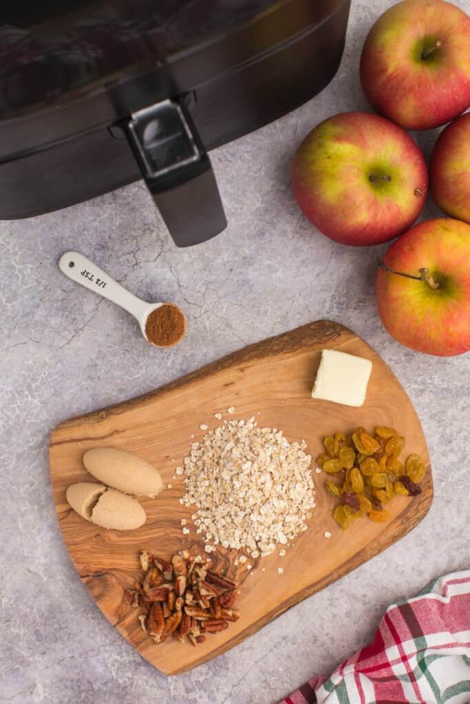 ingredients for air fryer baked apples