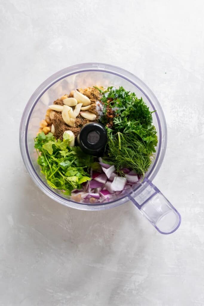combining ingredients in bowl